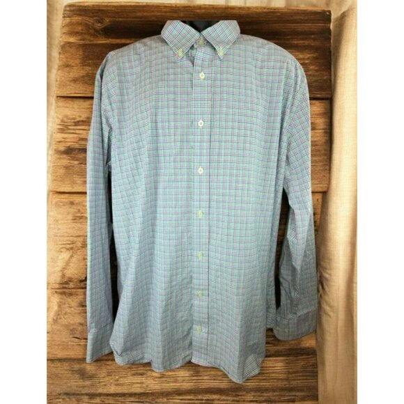 Southern Tide Mens Trim Fit Shirt XXL Cotton Stretch Plaid Button-Down - Picture 1 of 6